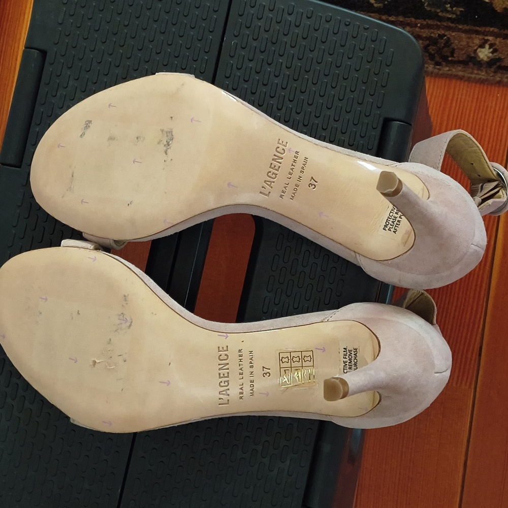 L'Agence Gisele II Quartz single strap Sandals size 37 - Picture 9 of 11